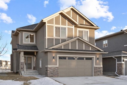 14 Ranchers Meadows, Okotoks, AB - Outdoor With Facade