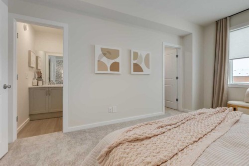 585 Savanna Drive Ne, Calgary, AB - Indoor Photo Showing Bedroom