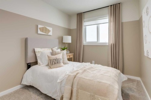 585 Savanna Drive Ne, Calgary, AB - Indoor Photo Showing Bedroom