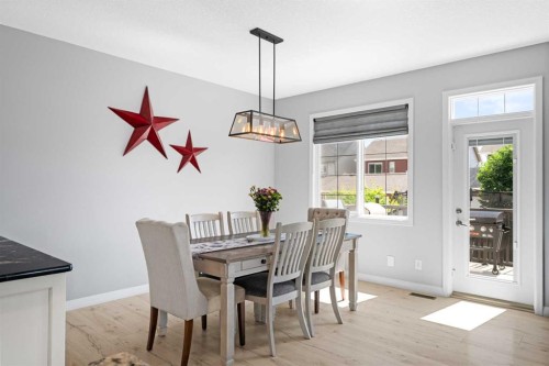 103 Masters Rise Se, Calgary, AB - Indoor Photo Showing Dining Room