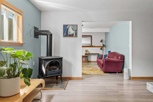 1712 11Th Avenue, Canmore, AB - Indoor With Fireplace