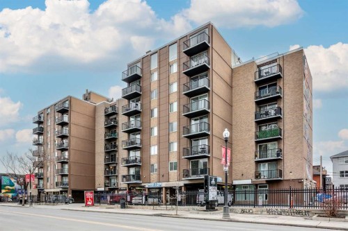 2D-515 17 Avenue Sw, Calgary, AB - Outdoor With Balcony With Facade