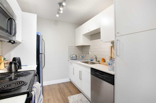 2D-515 17 Avenue Sw, Calgary, AB - Indoor Photo Showing Kitchen With Double Sink