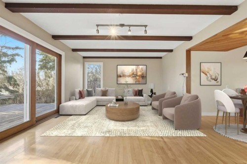 327 Willow Ridge Place Se, Calgary, AB - Indoor Photo Showing Living Room