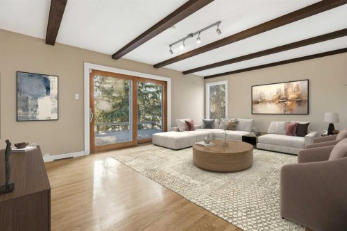 327 Willow Ridge Place Se, Calgary, AB - Indoor Photo Showing Living Room