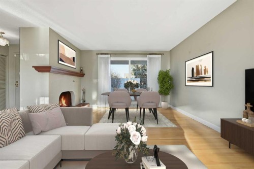 327 Willow Ridge Place Se, Calgary, AB - Indoor Photo Showing Living Room