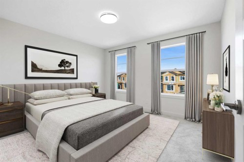 13 Waterford Glen, Chestermere, AB - Indoor Photo Showing Bedroom