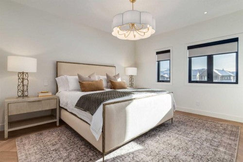 120 Greenwich Heath Nw, Calgary, AB - Indoor Photo Showing Bedroom