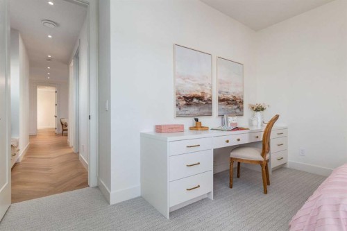 120 Greenwich Heath Nw, Calgary, AB - Indoor Photo Showing Office