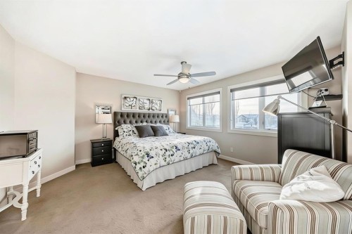 4 Auburn Sound Court Se, Calgary, AB - Indoor Photo Showing Bedroom