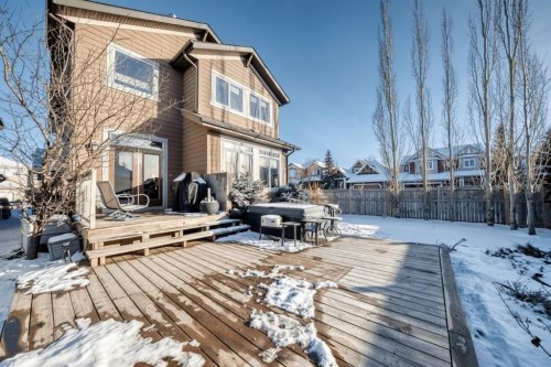 4 Auburn Sound Court Se, Calgary, AB - Outdoor With Deck Patio Veranda