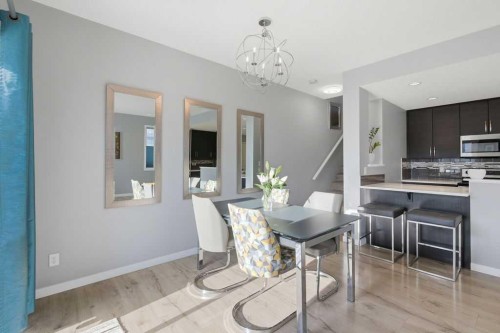 105 Chaparral Valley Crescent Se, Calgary, AB - Indoor Photo Showing Dining Room