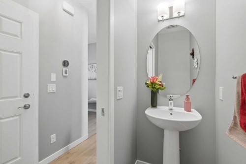105 Chaparral Valley Crescent Se, Calgary, AB - Indoor Photo Showing Bathroom