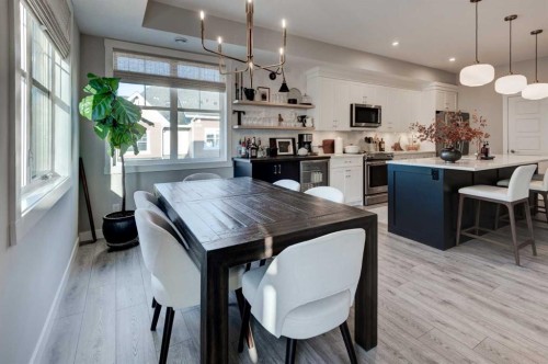 405 Cranbrook Walk Se, Calgary, AB - Indoor Photo Showing Dining Room
