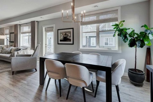 405 Cranbrook Walk Se, Calgary, AB - Indoor Photo Showing Dining Room