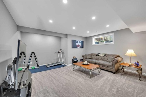 139 Prestwick Point Se, Calgary, AB - Indoor Photo Showing Basement