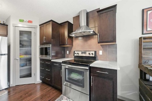 28 Skyview Shores Terrace Ne, Calgary, AB - Indoor Photo Showing Kitchen With Stainless Steel Kitchen