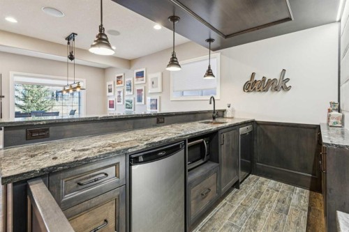 137 Sage Meadows Circle Nw, Calgary, AB - Indoor Photo Showing Kitchen With Double Sink