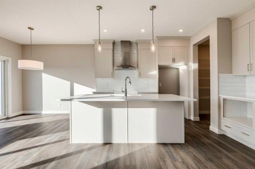 311 Dawson Dock Way, Chestermere, AB - Indoor Photo Showing Kitchen With Upgraded Kitchen
