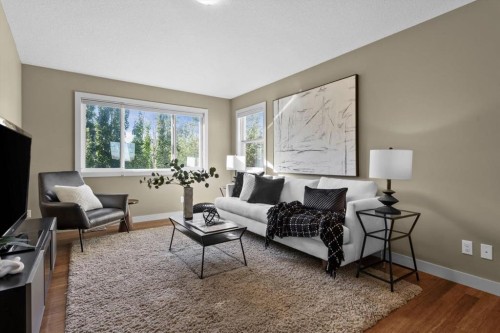 133 Sage Valley Close Nw, Calgary, AB - Indoor Photo Showing Living Room