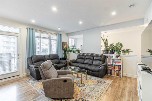 4307 Seton Drive Se, Calgary, AB - Indoor Photo Showing Living Room