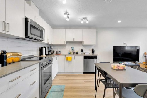 317 Cranbrook Square Se, Calgary, AB - Indoor Photo Showing Kitchen With Upgraded Kitchen