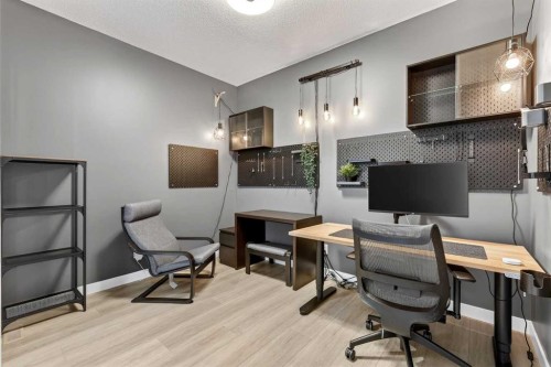 57 Legacy Reach View Se, Calgary, AB - Indoor Photo Showing Office