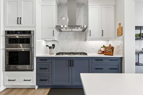 57 Legacy Reach View Se, Calgary, AB - Indoor Photo Showing Kitchen With Upgraded Kitchen
