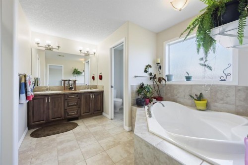 56 Jumping Pound Rise, Cochrane, AB - Indoor Photo Showing Bathroom