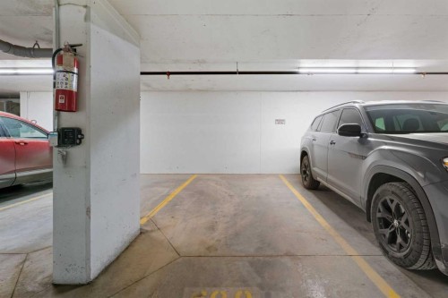 211-4150 Seton Drive Se, Calgary, AB - Indoor Photo Showing Garage