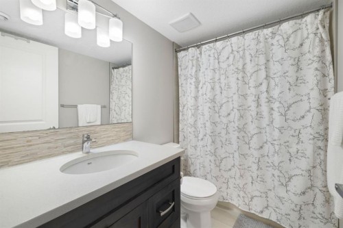 8 Emberside Glen, Cochrane, AB - Indoor Photo Showing Bathroom