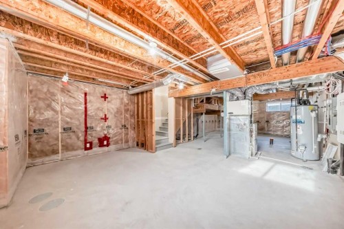 80 New Brighton Grove Se, Calgary, AB - Indoor Photo Showing Basement