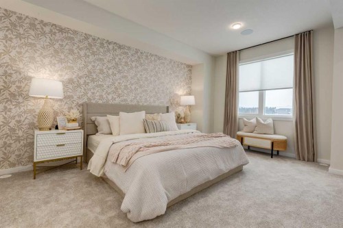 62 Starling Boulevard Nw, Calgary, AB - Indoor Photo Showing Bedroom