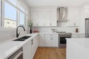 102 Setonstone Manor Se, Calgary, AB  - Indoor Photo Showing Kitchen With Double Sink With Upgraded Kitchen 