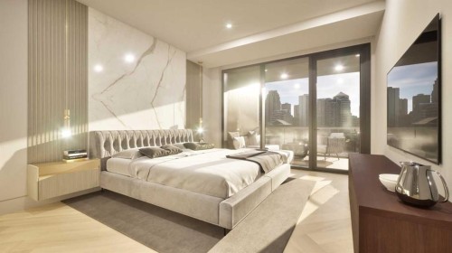 403-100 10A Street Nw, Calgary, AB - Indoor Photo Showing Bedroom