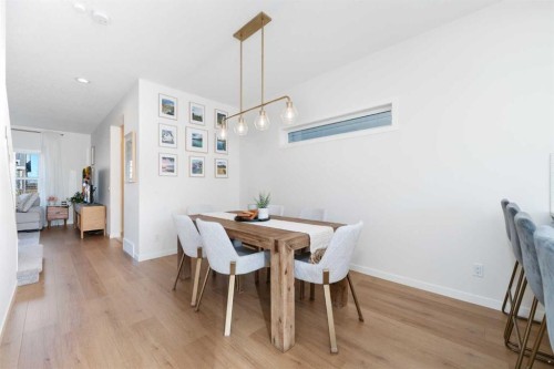 108 Masters Heights Se, Calgary, AB - Indoor Photo Showing Dining Room