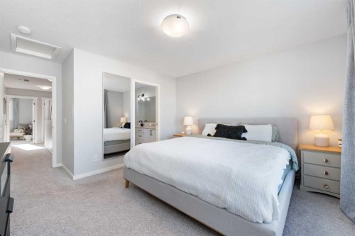 108 Masters Heights Se, Calgary, AB - Indoor Photo Showing Bedroom
