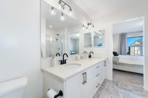 108 Masters Heights Se, Calgary, AB - Indoor Photo Showing Bathroom