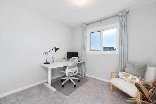 108 Masters Heights Se, Calgary, AB - Indoor Photo Showing Office