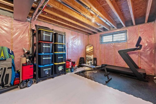 108 Masters Heights Se, Calgary, AB - Indoor Photo Showing Basement