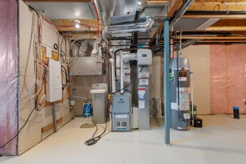 108 Masters Heights Se, Calgary, AB - Indoor Photo Showing Basement