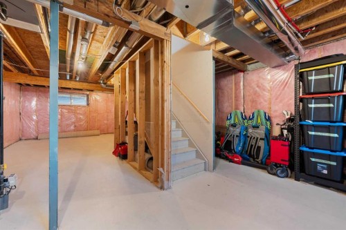 108 Masters Heights Se, Calgary, AB - Indoor Photo Showing Basement
