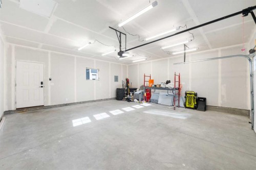 108 Masters Heights Se, Calgary, AB - Indoor Photo Showing Garage