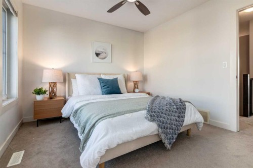705 Evanston Square Nw, Calgary, AB - Indoor Photo Showing Bedroom