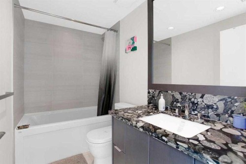 805-519 Riverfront Avenue Se, Calgary, AB - Indoor Photo Showing Bathroom