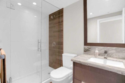 805-519 Riverfront Avenue Se, Calgary, AB - Indoor Photo Showing Bathroom