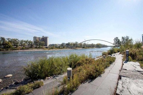 805-519 Riverfront Avenue Se, Calgary, AB - Outdoor With Body Of Water With View
