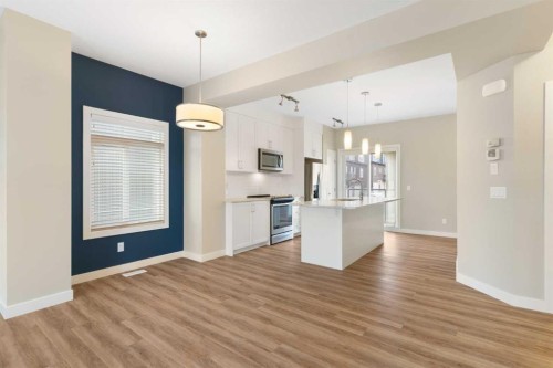 217 Sage Bluff Drive Nw, Calgary, AB - Indoor Photo Showing Kitchen With Upgraded Kitchen