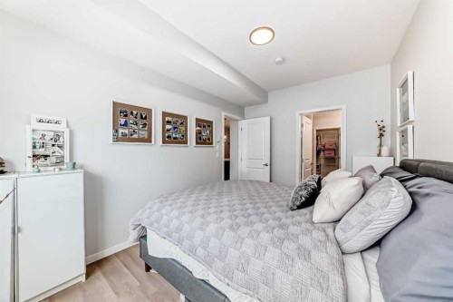 1205-220 Seton Grove Se, Calgary, AB - Indoor Photo Showing Bedroom