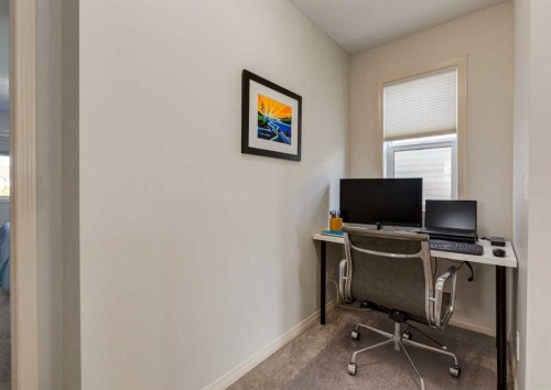 24 Silverado Saddle Court Sw, Calgary, AB - Indoor Photo Showing Office